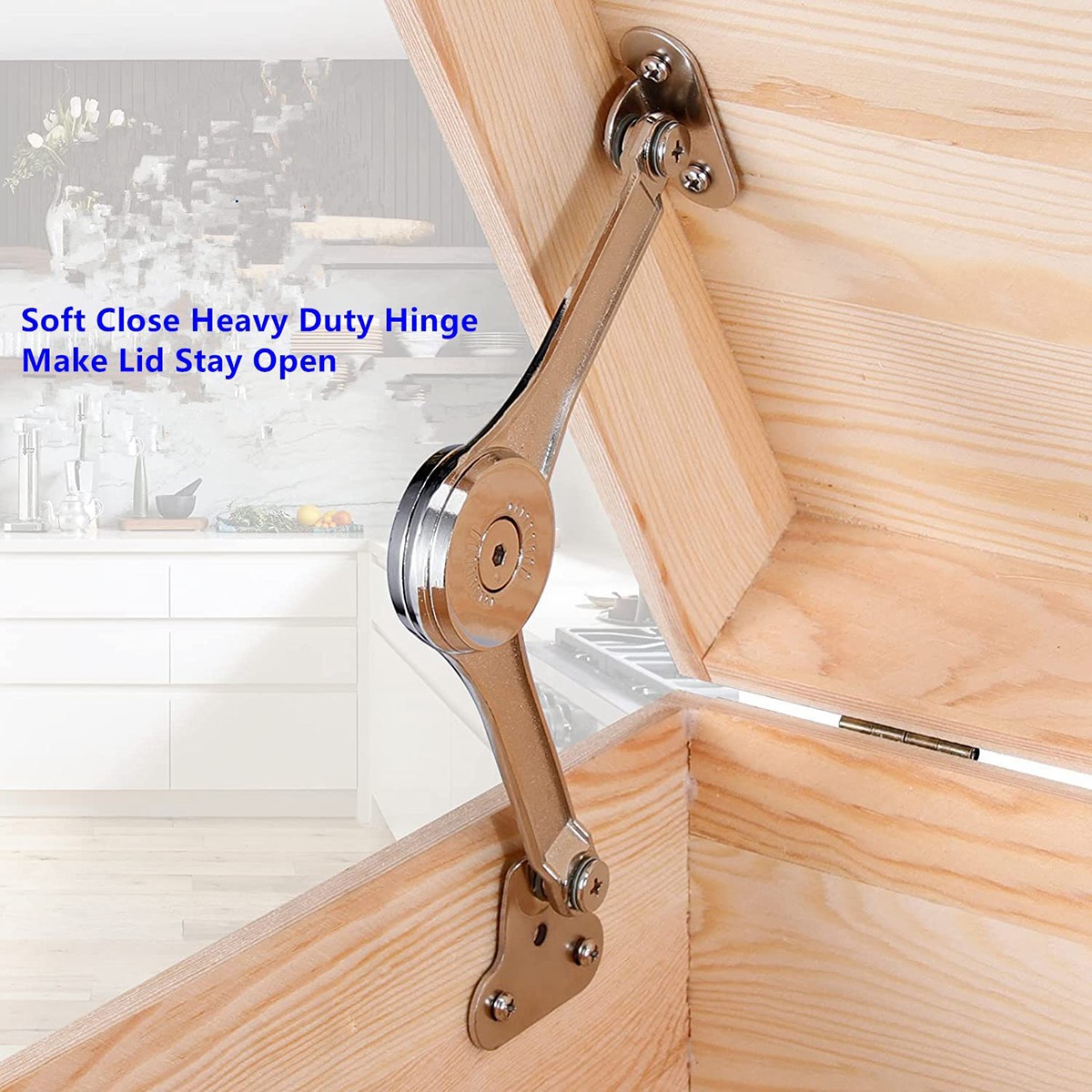 Cabinet Hinges - [Y39A] 2 Stück robuste Deckelscharniere mit