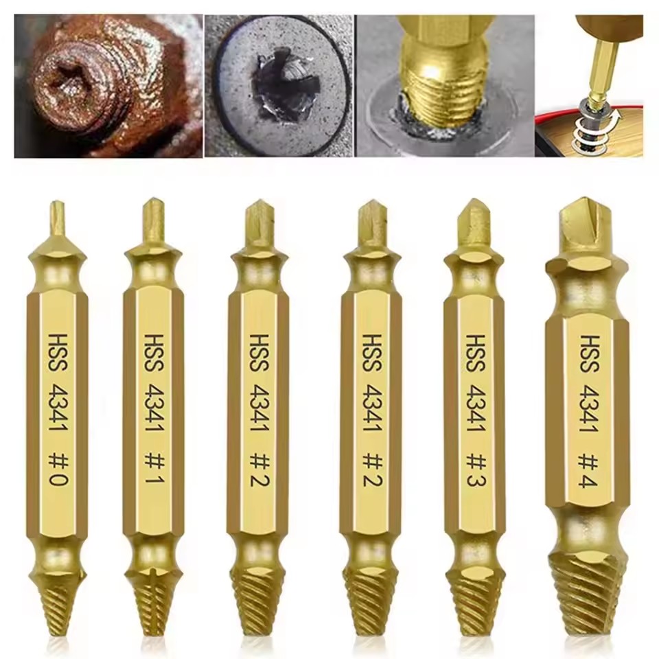 Drill Bits - Schraubenausdreher-Set für beschädigte und zerbrochene Schrauben