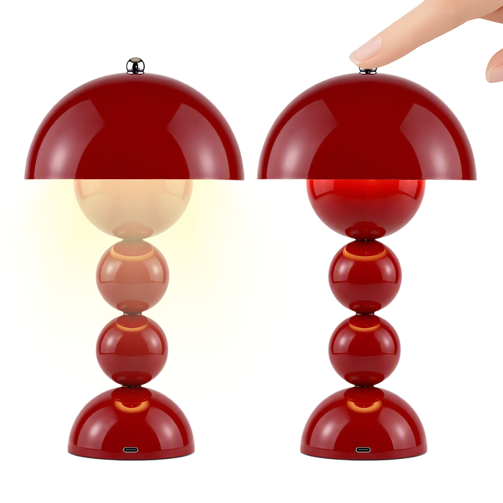 USB-Pilz-LED-Tischlampe mit 3  – Light Switch Bewertung und Preis