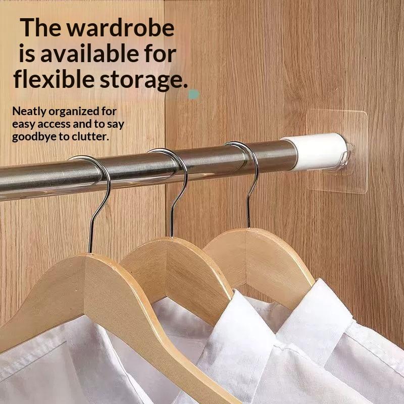 N$ 4 Stück transparente, selbs – Curtain Rods Bewertung und Preis