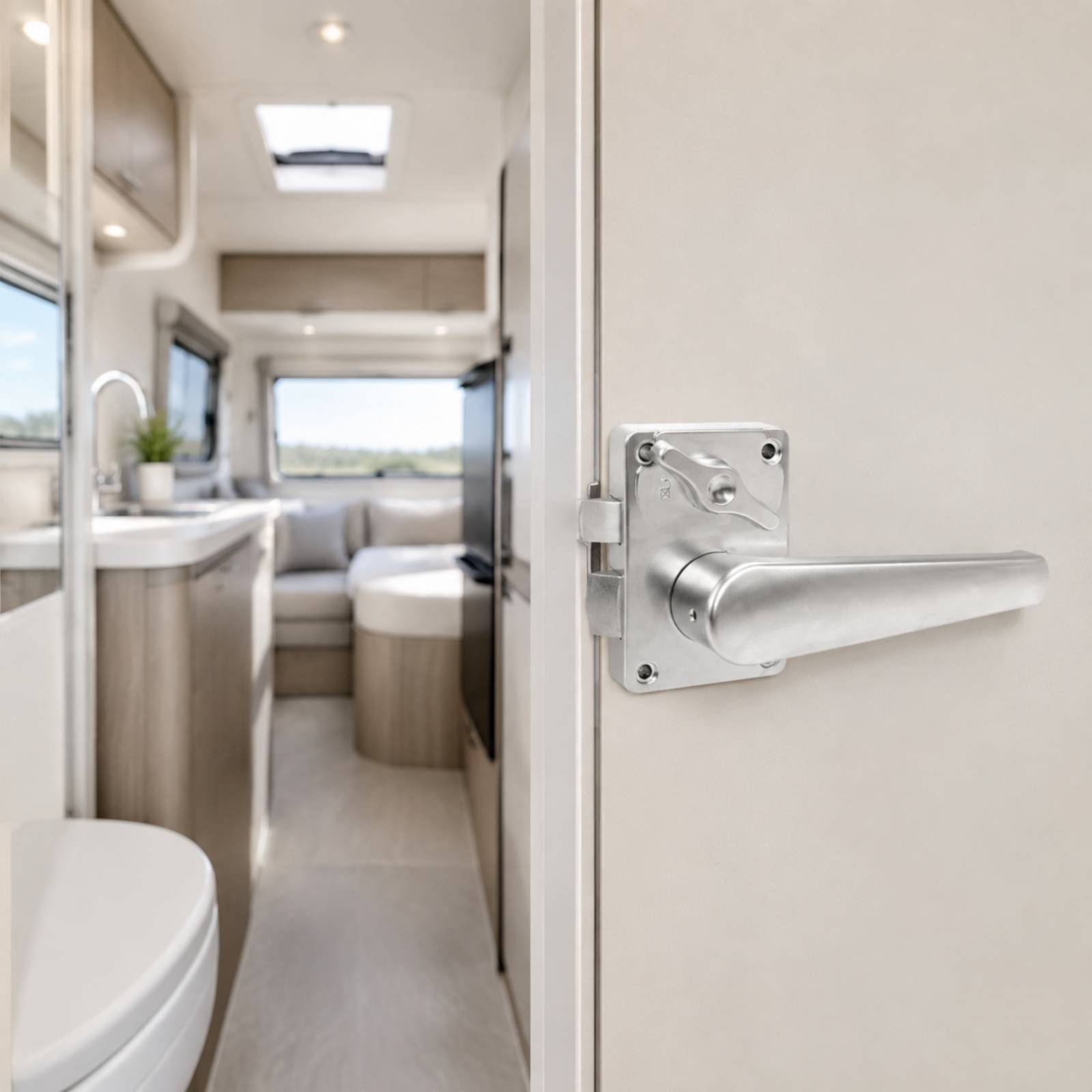 RV-Badezimmertürschloss, kompa – Door Lock Bewertung und Preis