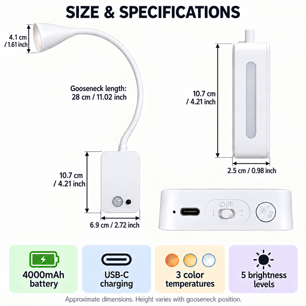 4000mAh Wiederaufladbare Magne – Light Switch Bewertung und Preis