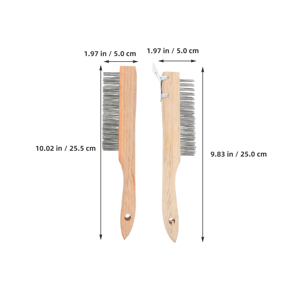 Stahlbürsten-Set 2 Stück mit H – Paint Brush Bewertung und Preis